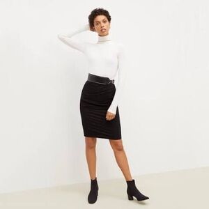 MM Lafleur Black‎ Slinky Bodycon Skirt Small